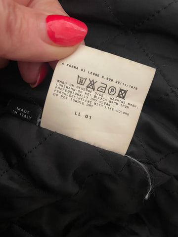 DOLCE & GABBANA DARK BLUE DENIM LINED JACKET  SIZE XL