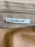 LK BENNETT CAMEL LEATHER SHOULDER BAG