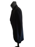 GIORGIO FERRARO BLACK TAILORED SUIT SIZE 42L /36W