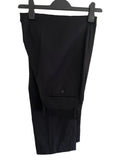GIORGIO FERRARO BLACK TAILORED SUIT SIZE 42L /36W