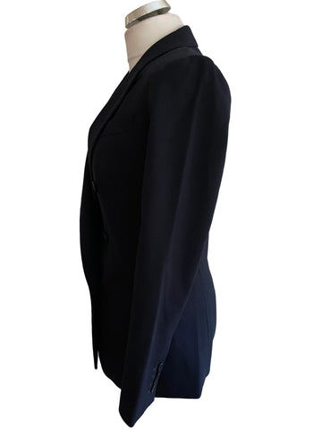 REISS HARPER NAVY BLUE DOUBLE BREASTED STRAIGHT LEG TROUSERS SUIT SIZE 6/8