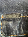 EX SAMPLE NEW FIRETRAP BLACKSEAL HYJAK DARK BLUE LONG SLEEVE DENIM JACKET SIZE L