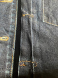 EX SAMPLE NEW FIRETRAP BLACKSEAL HYJAK DARK BLUE LONG SLEEVE DENIM JACKET SIZE L