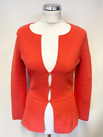 LK BENNETT CORAL LONG SLEEVED FITTED JACKET/ CARDIGAN SIZE S