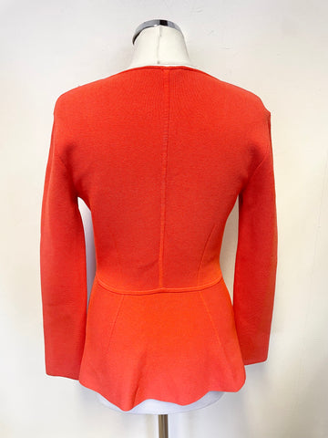 LK BENNETT CORAL LONG SLEEVED FITTED JACKET/ CARDIGAN SIZE S