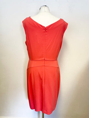 BRAND NEW WITH TAGS REISS FLAMINGO SLEEVELESS PENCIL DRESS SIZE 14
