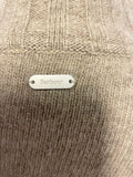BARBOUR CECILIA KNIT COLOUR BLOCK WOOL BLEND LONG SLEEVED JUMPER SIZE 8