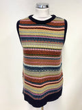 BRAND NEW SEASALT COUPLING FAIR ISLE MERINO WOOL SLEEVELESS KNIT VEST SIZE 8