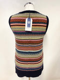 BRAND NEW SEASALT COUPLING FAIR ISLE MERINO WOOL SLEEVELESS KNIT VEST SIZE 8