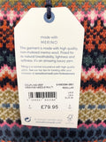 BRAND NEW SEASALT COUPLING FAIR ISLE MERINO WOOL SLEEVELESS KNIT VEST SIZE 8