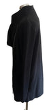PHASE EIGHT WOOL MIX BLACK UNLINED ZIP FRONT JACKET SIZE M/L