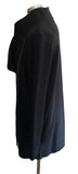 PHASE EIGHT WOOL MIX BLACK UNLINED ZIP FRONT JACKET SIZE M/L