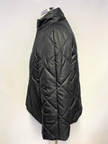 NAYA BLACK ZIP FRONT LONG SLEEVED SHORT PADDED JACKET SIZE 1 UK 10/12