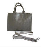 BRAND NEW MODA IN PELLE MUSHROOM MOC CROC ZOLA TOTE /SHOULDER BAG