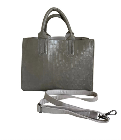 BRAND NEW MODA IN PELLE MUSHROOM MOC CROC ZOLA TOTE /SHOULDER BAG