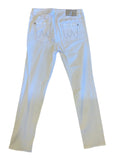 MARCCAIN WHITE TAPERED LEG JEANS SIZE N5 UK 14