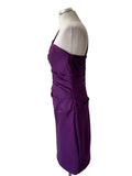 BRAND NEW FOREVER YOURS PURPLE ONE STRAP SPECIAL OCCASION PENCIL DRESS SIZE 12