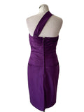 BRAND NEW FOREVER YOURS PURPLE ONE STRAP SPECIAL OCCASION PENCIL DRESS SIZE 12