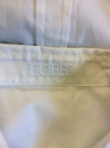 HOBBS WHITE COTTON 3/4 SLEEVES SHIRT SIZE 16