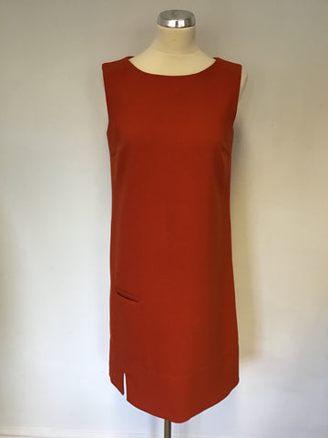 OUI COLLECTION ORAGE SLEEVELESS SHIFT DRESS SIZE 10