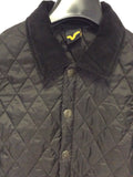 VOI JEANS BLACK KID HUNTER QUILTED JACKED SIZE M