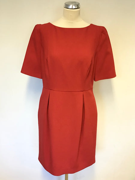 BRAND NEW COAST RED SHORT SLEEVE OCCASION DRESS SIZE 16