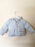 RALPH LAUREN PALE BLUE DOWN FILLED SNOWSUIT/ BUNTING AGE 6 MONTHS
