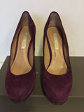 PIED A TERRE ANTON PURPLE SUEDE PLATFORM COURT SHOES SIZE 7/40