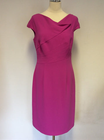HOBBS INVITATION PINK PENCIL DRESS SIZE 12