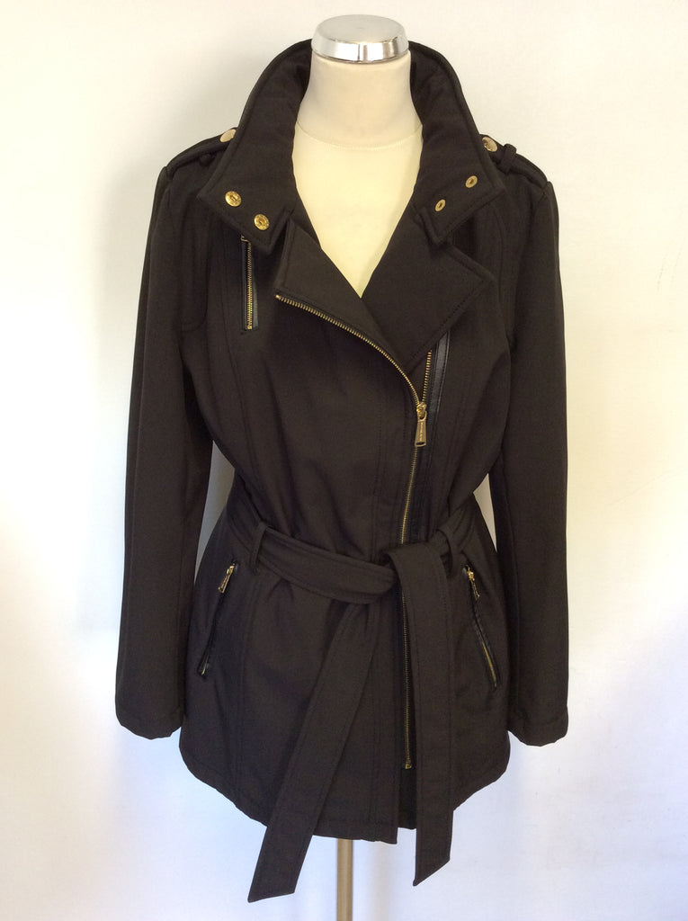 Michael kors zip front 2025 trench coat