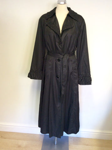 GELCO STYLISH BLACK LONG TIE WAIST MAC SIZE 16