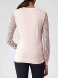 REISS CARA PALE PINK LACE SLEEVE JUMPER SIZE S