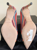 BRAND NEW PAUL SMITH ETTY SWIRL MULTI COLOURED LEATHER HEELS SIZE 4/37