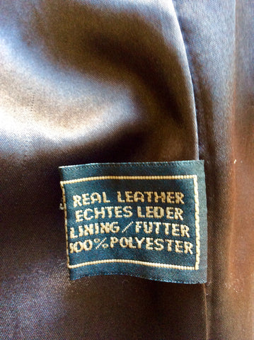 ALTERNA DARK BROWN SUEDE KNEE LENGTH COAT SIZE 3 UK 14/16