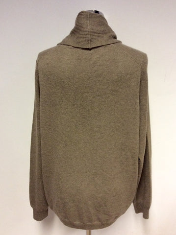 BRAND NEW MARKS & SPENCER TRUFFLE BROWN CASHMERE JUMPER SIZE 22