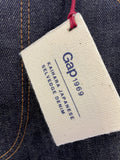 BRAND NEW GAP DARK BLUE KAIHARA JAPANESE SEVEDGE STRAIGHT LEG JEANS SIZE 32x32