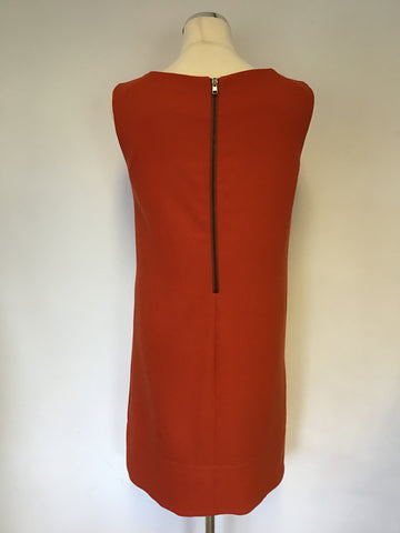 OUI COLLECTION ORAGE SLEEVELESS SHIFT DRESS SIZE 10