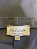 LA PERLA BLACK STRETCH TROUSERS SIZE 46 UK 14