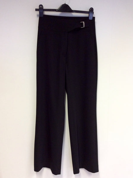 BRAND NEW BETTY BARCLAY ELEMENTS BLACK FEMININE FIT FARAH TROUSERS SIZE 10