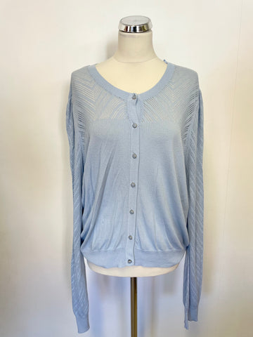 BRAND NEW SOMERSET BY ALICE TEMPERLEY LIGHT BLUE CARDIGAN SIZE 16