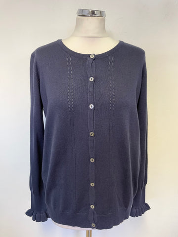 BRAND NEW WITH TAGS ANTHOLOGY NAVY BLUE CARDIGAN SIZE 16/18