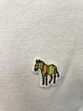PAUL SMITH WHITE COLLARED SHORT SLEEVED POLO TOP SIZE M