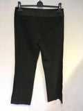 KAREN MILLEN BLACK TUX EVENING TROUSERS SIZE 10