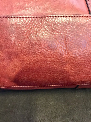 MULBERRY BAYSWATER LARGE TERRACOTTA RED LEATHER TOTE BAG