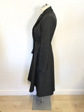 BRAND NEW MONSOON BLACK EMBOSSED PRINT SPECIAL OCCASION COAT SIZE 8