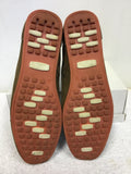 KURT GEIGER LIGHT BROWN MOLESKIN LEATHER LACE UP BOAT SHOES SIZE 9/43