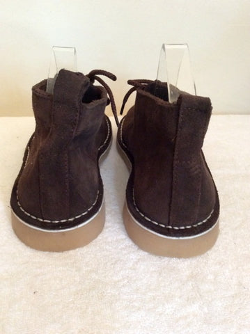 BRAND NEW BOUNCERS BROWN SUEDE DESERT BOOTS SIZE 8