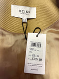 BRAND NEW REISS LEDBURY CAMEL WOOL BLEND DOUBLE BREASTED JACKET SIZE 10