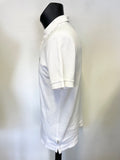 PAUL SMITH WHITE COLLARED SHORT SLEEVED POLO TOP SIZE M