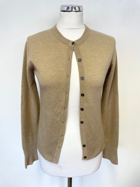 PURE COLLECTION CAMEL WOOL & CASHMERE LONG SLEEVE JUMPER SIZE 10